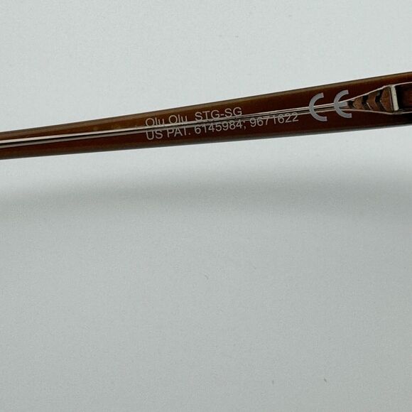 Maui Jim Italy Olu‎ Olu MJ537-01F 57-17-140 Brown/Blue Sunglasses Frame H12843